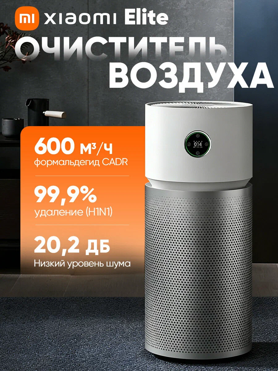 Очиститель воздуха Xiaomi Smart Air Purifier Elite, Y-600 (BHR6359EU) ,белый