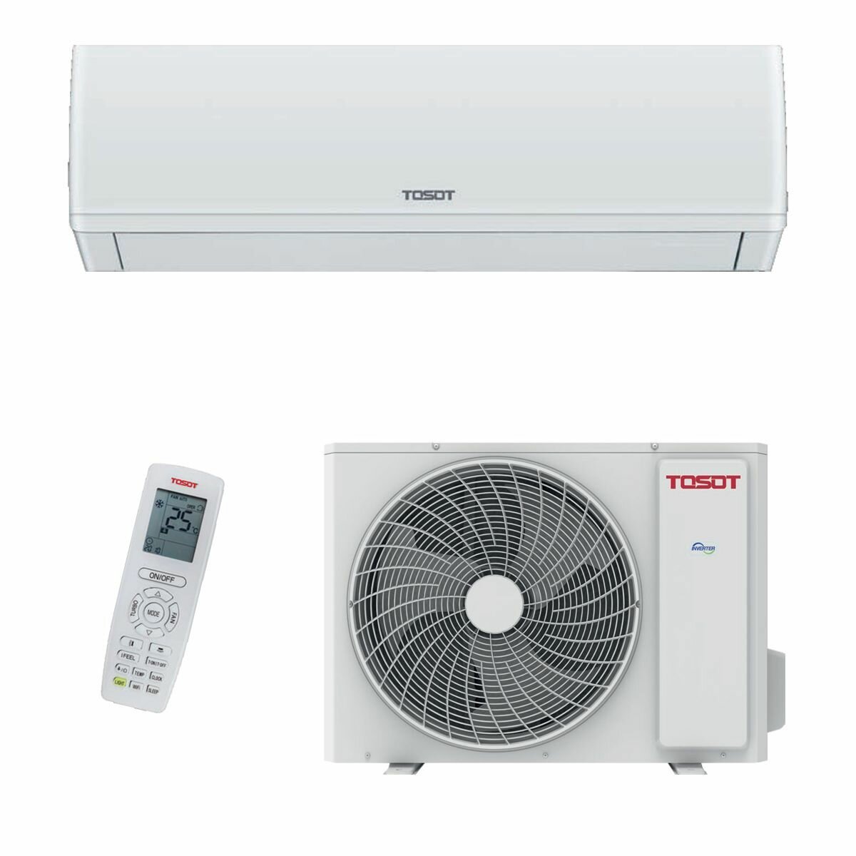 Сплит-система Tosot Natal Inverter T24H-SNE/I/T24H-SNE/O, для помещения до 60 кв. м.