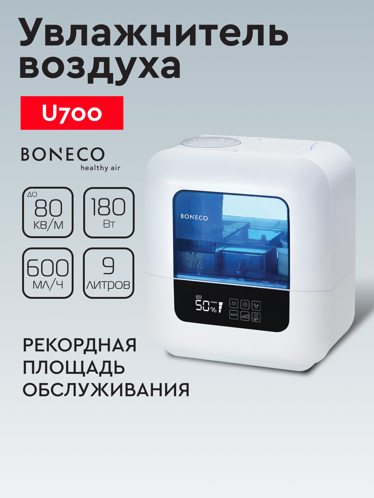 Увлажнитель Boneco U700 (ультразвук, электроника)