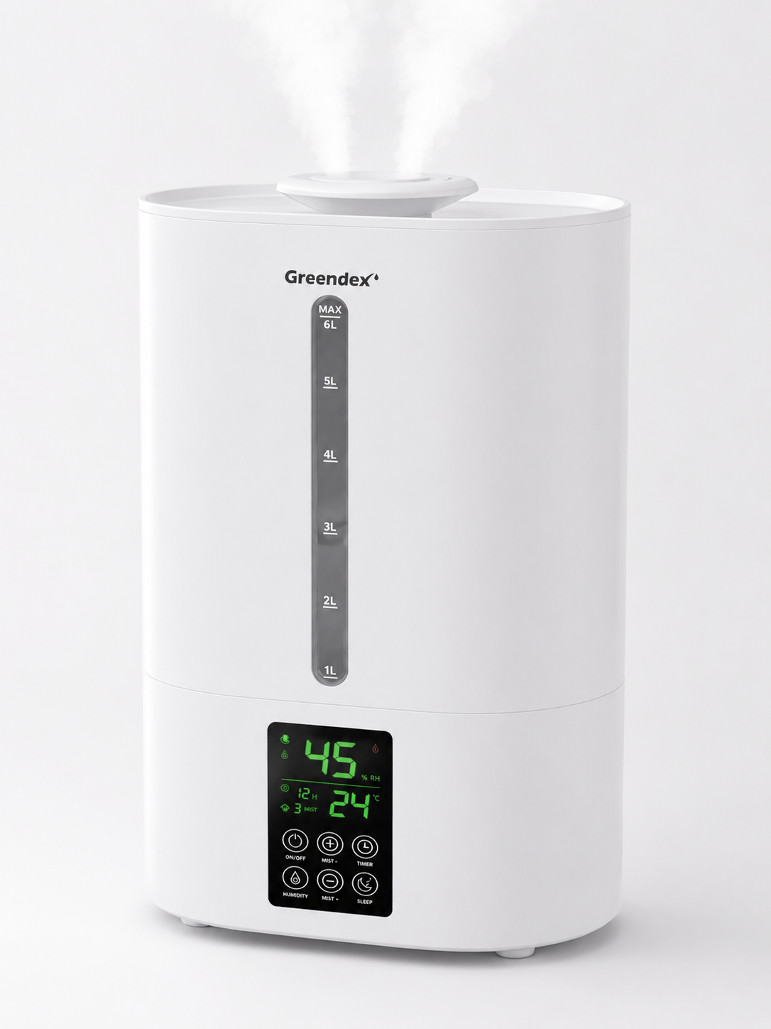 Увлажнитель воздуха Pure White 6L, 6 л, ультразвуковой, белый